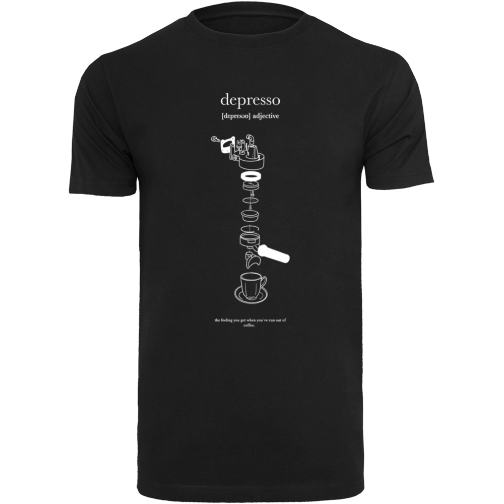 Mister Tee - Depresso Round Neck Tshirt Homme - Noir